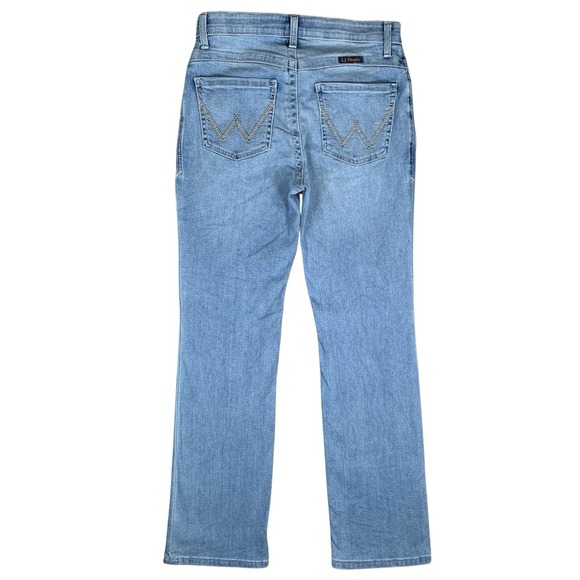 Wrangler Denim - Wrangler Willow Jeans Womens 7x32 Blue Denim Ultimate Riding Bootcut‎ Stretch